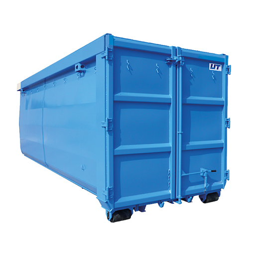 30 Kubikmeter-Mulde mit abschliessbarem Deckel – REISSWOLF Schweiz REISSWOLF Container mit Deckel – 30 m³ für Archivauflösungen und Grossentsorgungen
