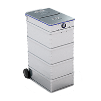 RW 240 Sicherheitsbehälter – 240 l Volumen für Dokumente und Datenträger REISSWOLF Sicherheitsbehälter RW 240 Liter – universell einsetzbar, mobil und verschließbar